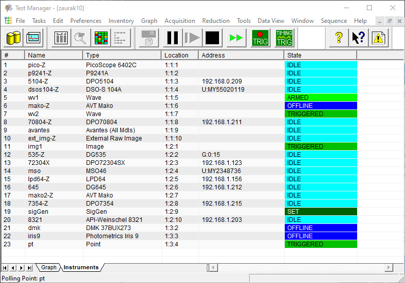 Instrument Control